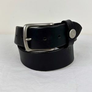J. Crew Black Leather Belt